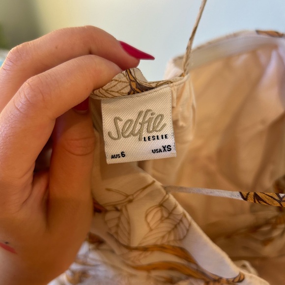 Selfie Leslie Ruffle Mini Dress- xs - Picture 4 of 4